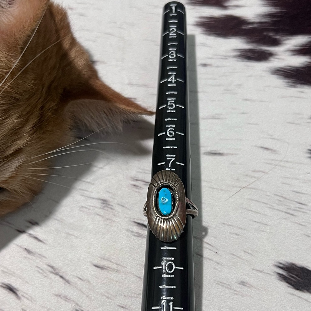 Shadowbox Turquoise Ring - image 4